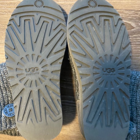 Grey Sweater Ugg Boots - Picture 4 of 6